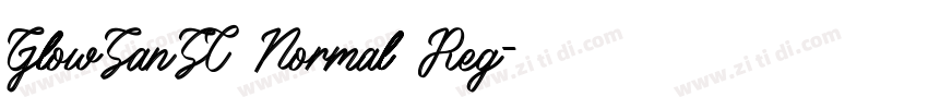 GlowSanSC Normal Reg字体转换